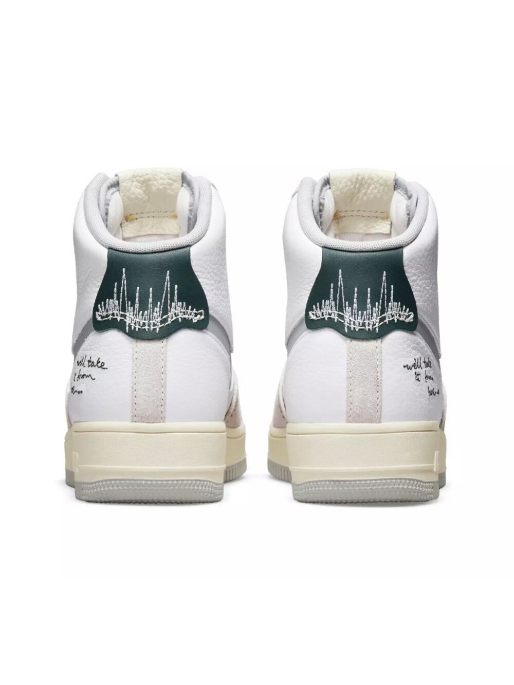 Nike Air Force 1 High "We'll Take It From Here" - Women's Size 9.5 DV2187-100 - Picture 4 of 7